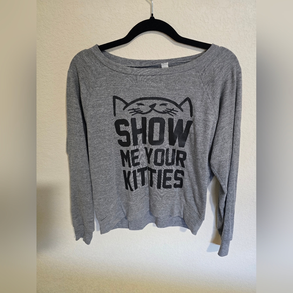 Cropped Cat Sweater